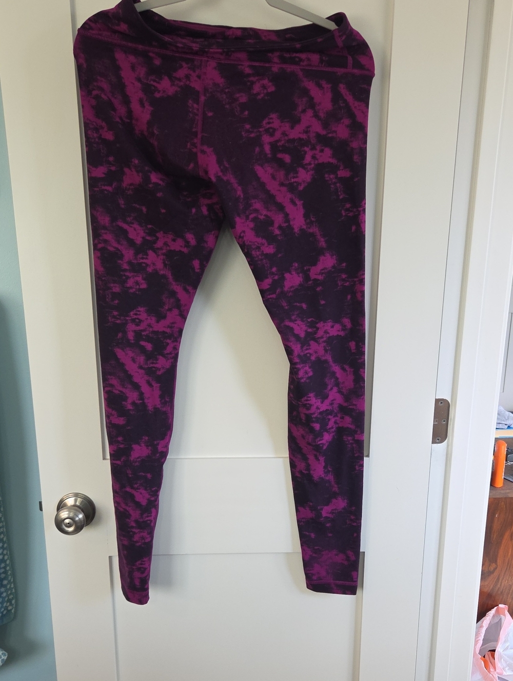lululemon athletica Purple & Black Printed Leggings